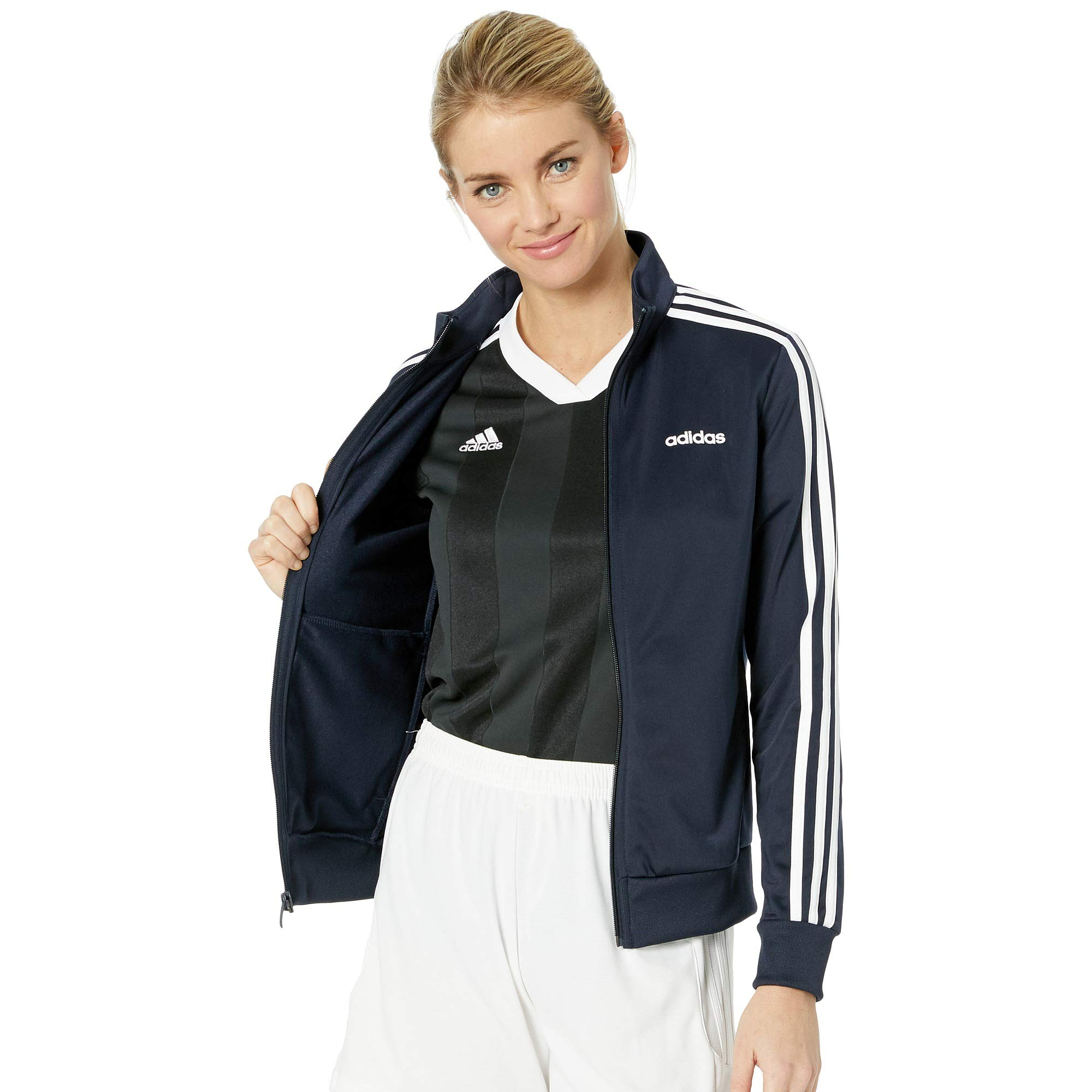 [DU0665] Womens Adidas 3-Stripe Track Jacket