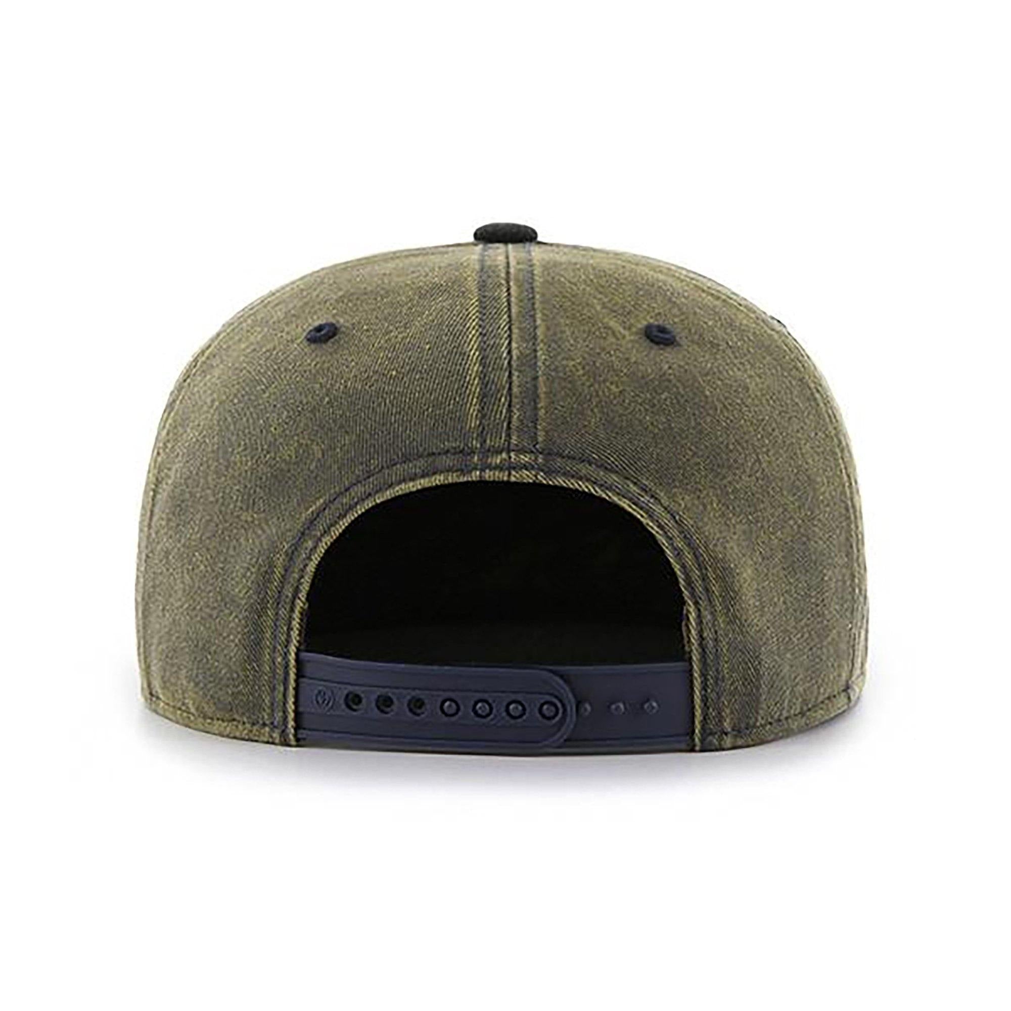 Mens 47 Brand Boston Red Sox Captain Snapback - Cement/Vintage Navy - sneakAR