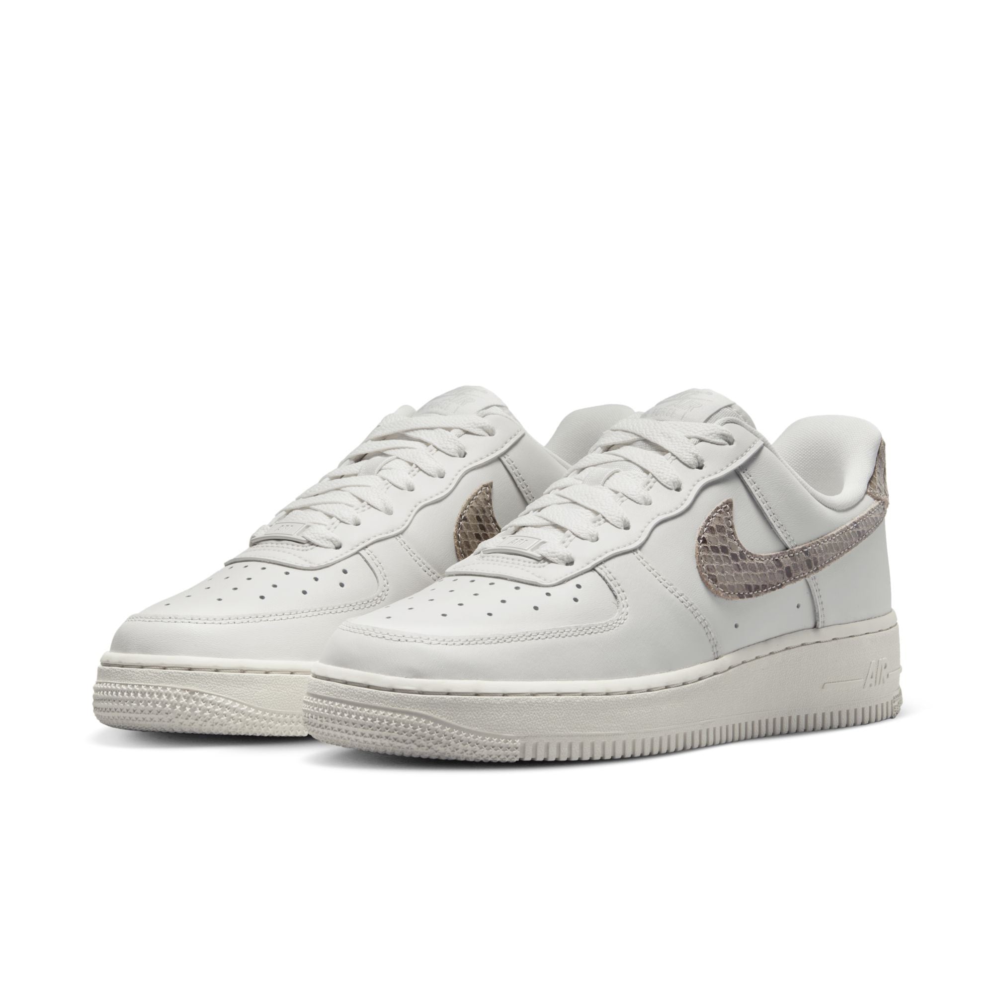 [DD8959-002] Womens Nike AIR FORCE 1 LOW '07 'SNAKESKIN PHANTOM' (W)