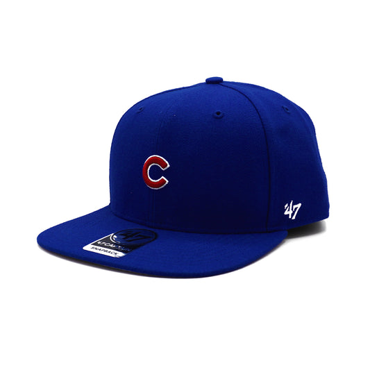 Mens 47 Brand Chicago Cubs Captain Snapback - Blue