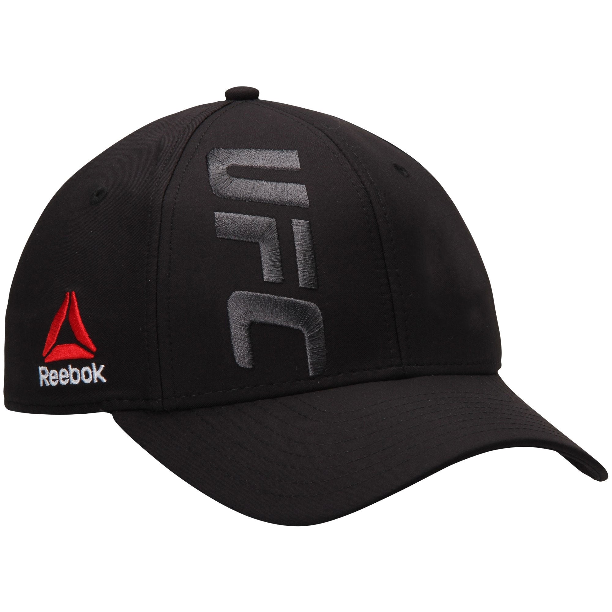 [M642Z] UFC Structured Flex Hat - Black | Dark Grey