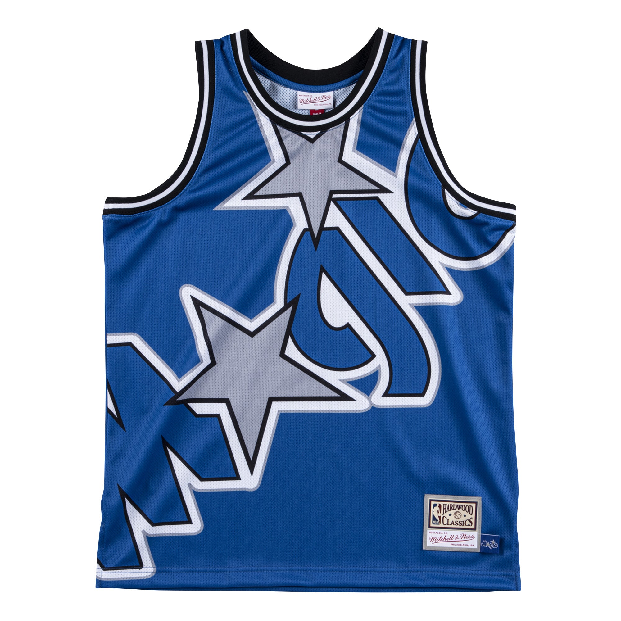Mens Mitchell & Ness NBA Big Face Jersey Orlando Magic