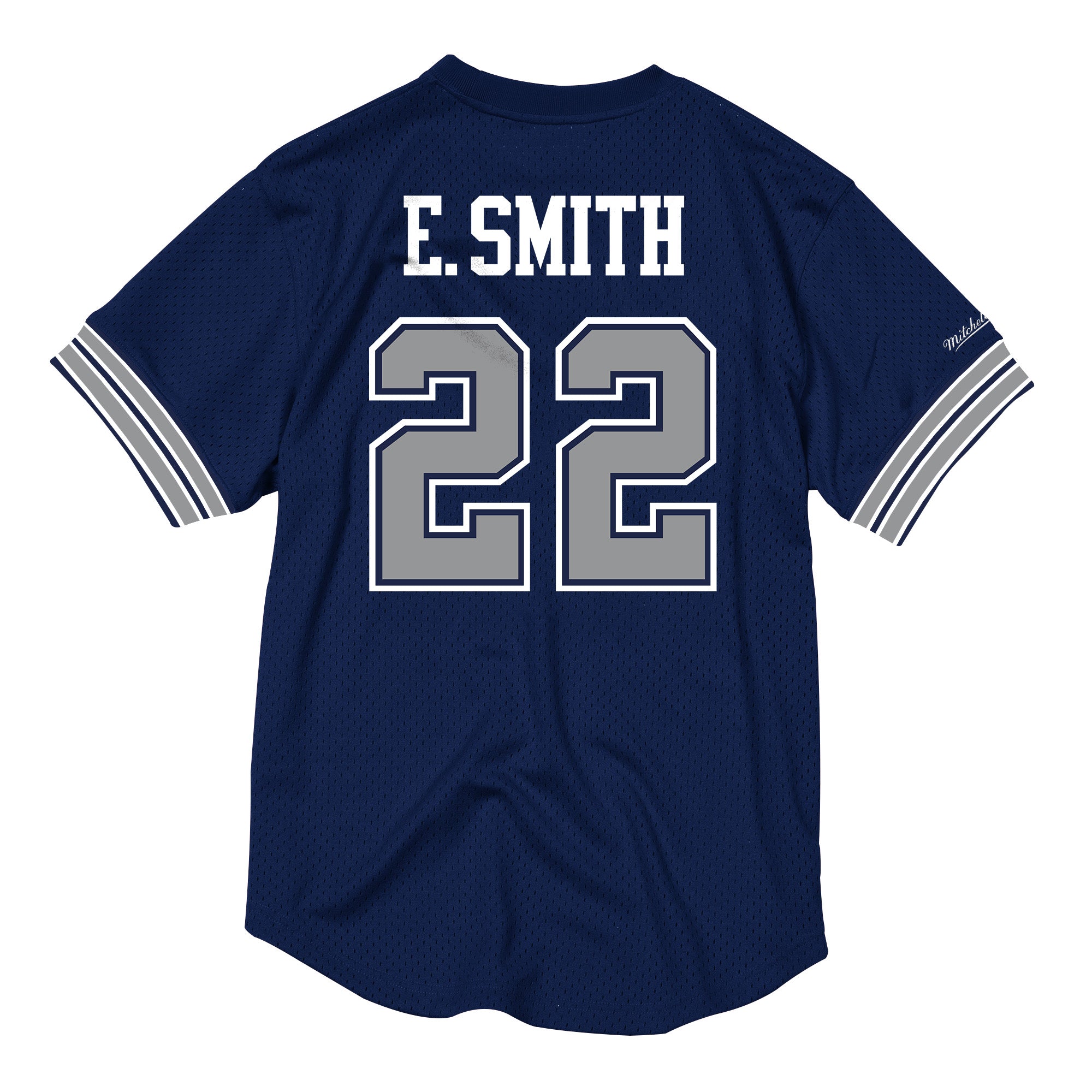 Mens Mitchell & Ness NFL Name & Number Mesh Crew Neck Dallas Cowboys