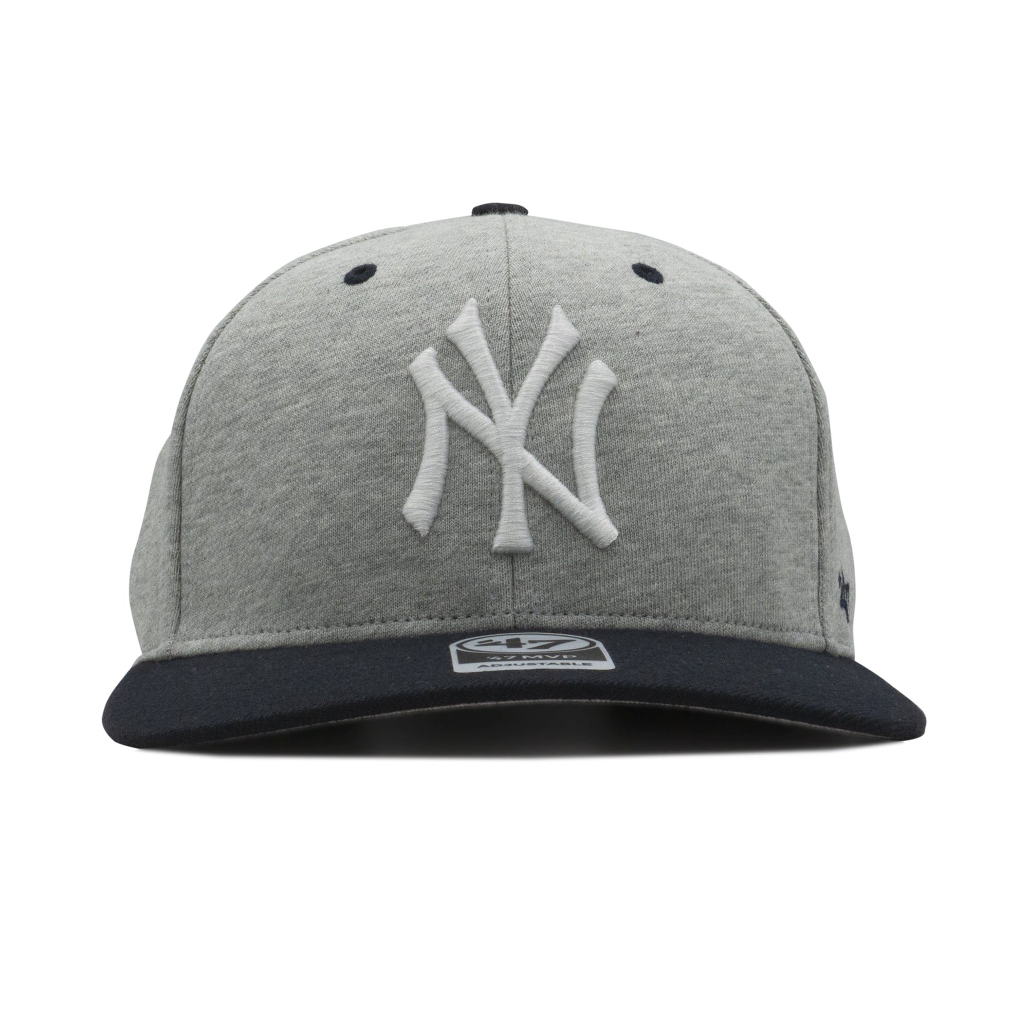 Mens 47 Brand NY Yankees MVP Strapback - Grey/Navy Blue