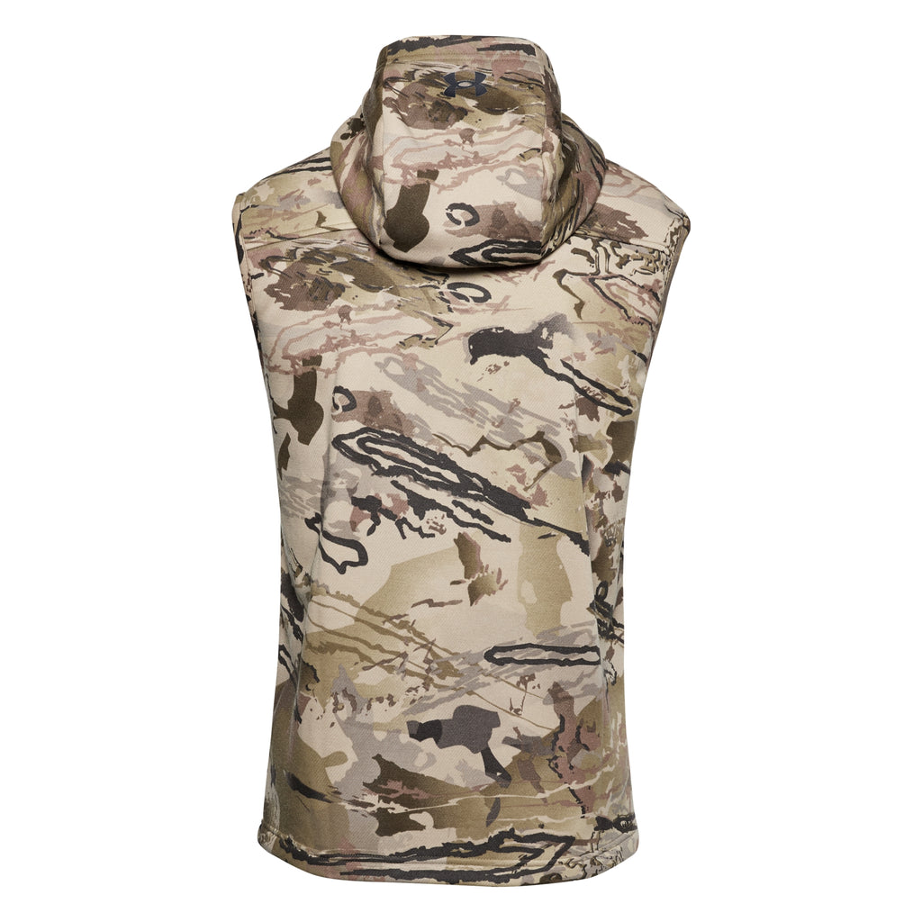 [1356288-999] Mens Under Armour Rut Fleece Vest Hoodie