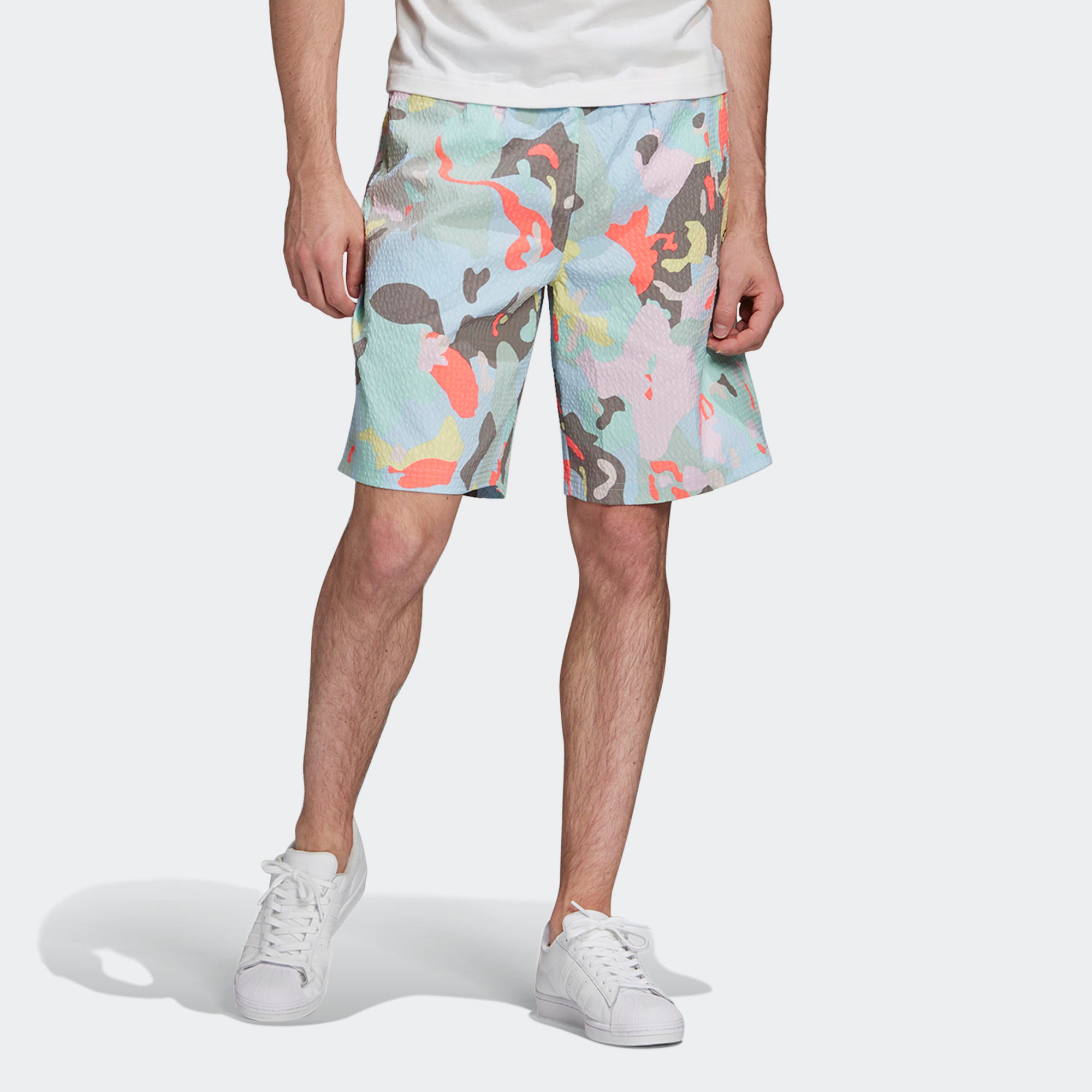 [FM2244] Mens Adidas R.Y.V. Allover Print Shorts