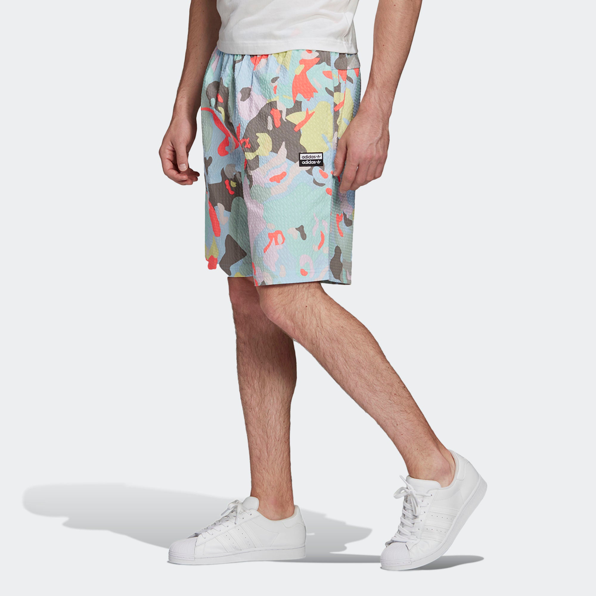 [FM2244] Mens Adidas R.Y.V. Allover Print Shorts