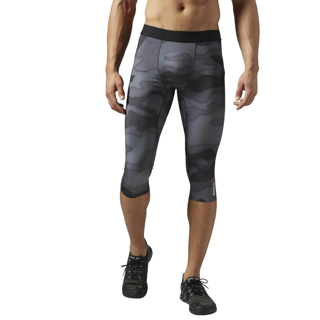 [S93660] One Series Crossfit 3/4 Camo Compression Tight