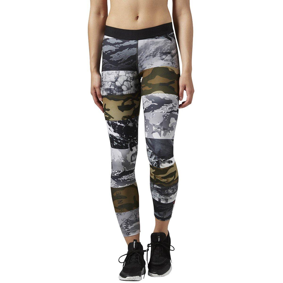 [S93724] Womens Reebok One Series Mix It Up Tights