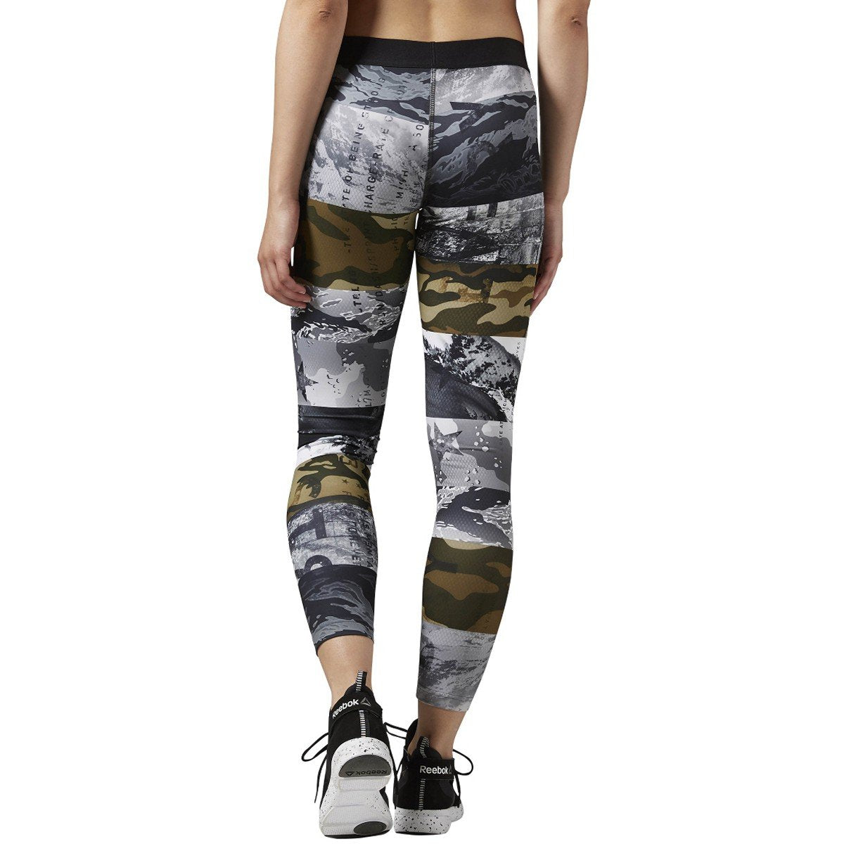 [S93724] Womens Reebok One Series Mix It Up Tights