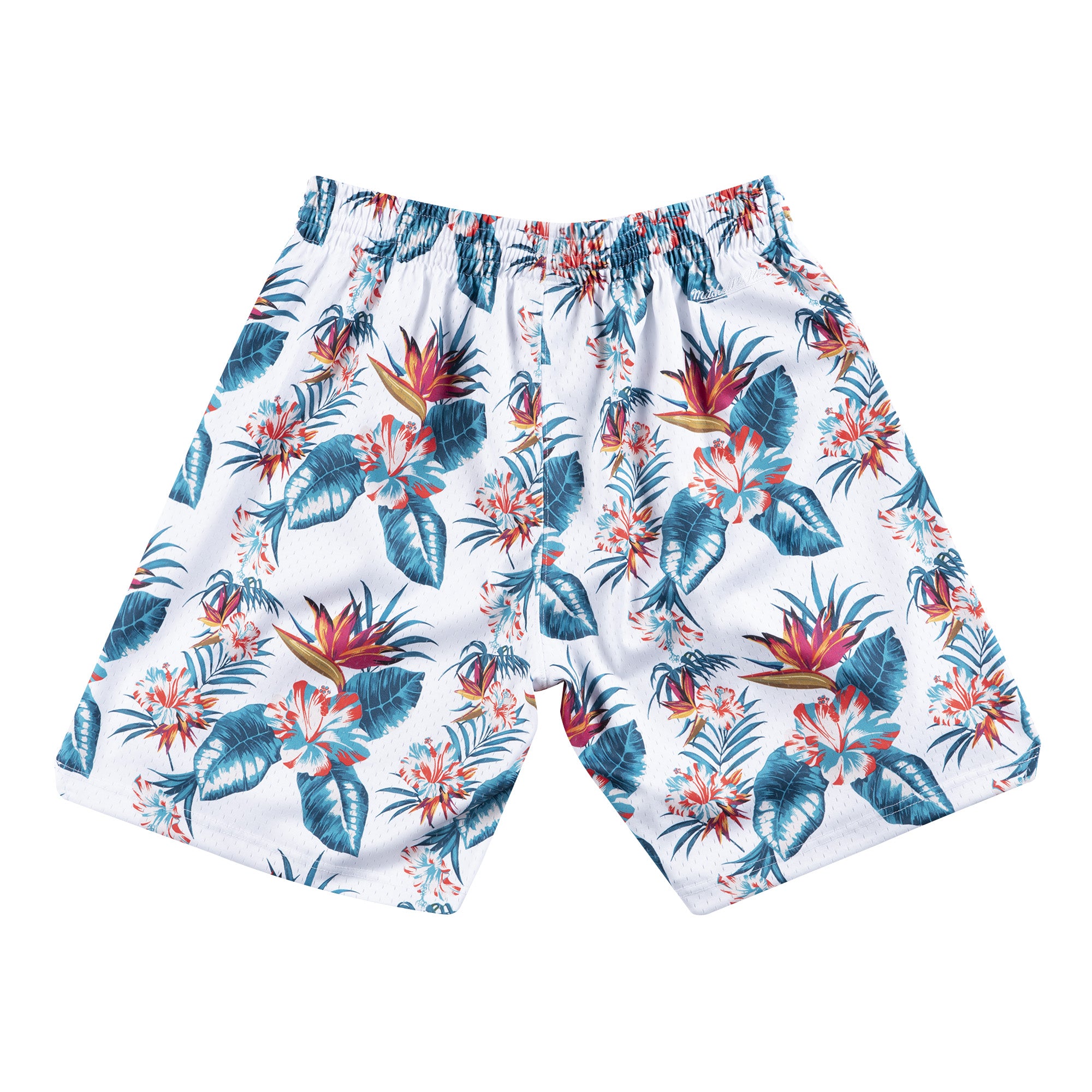 Mens Mitchell & Ness NBA Floral Mesh Short Boston Celtics