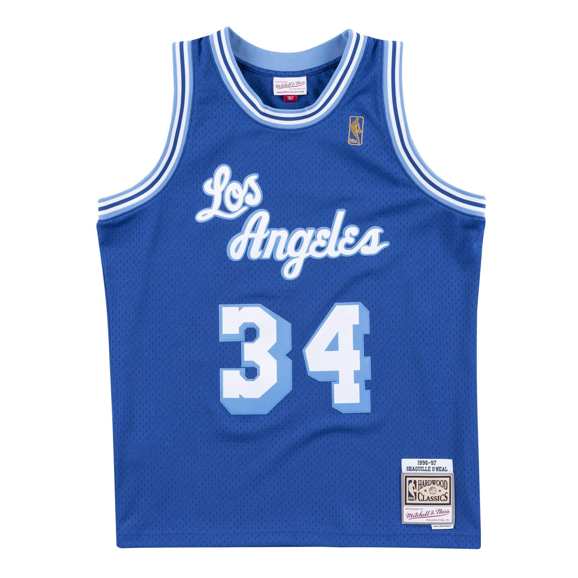 [SMJYAC18013-LALROYA96SON] Mens Mitchell & Ness NBA Swingman Alternate Jersey Lakers 96 Shaquille O'Neal