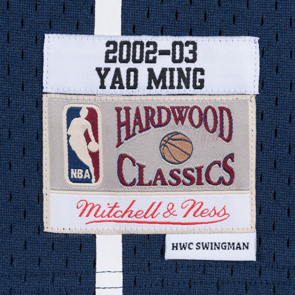 [SMJYGS18174-HRONAVY02YMI] Mens Mitchell & Ness NBA Swingman Road Jersey Rockets 02 Yao Ming