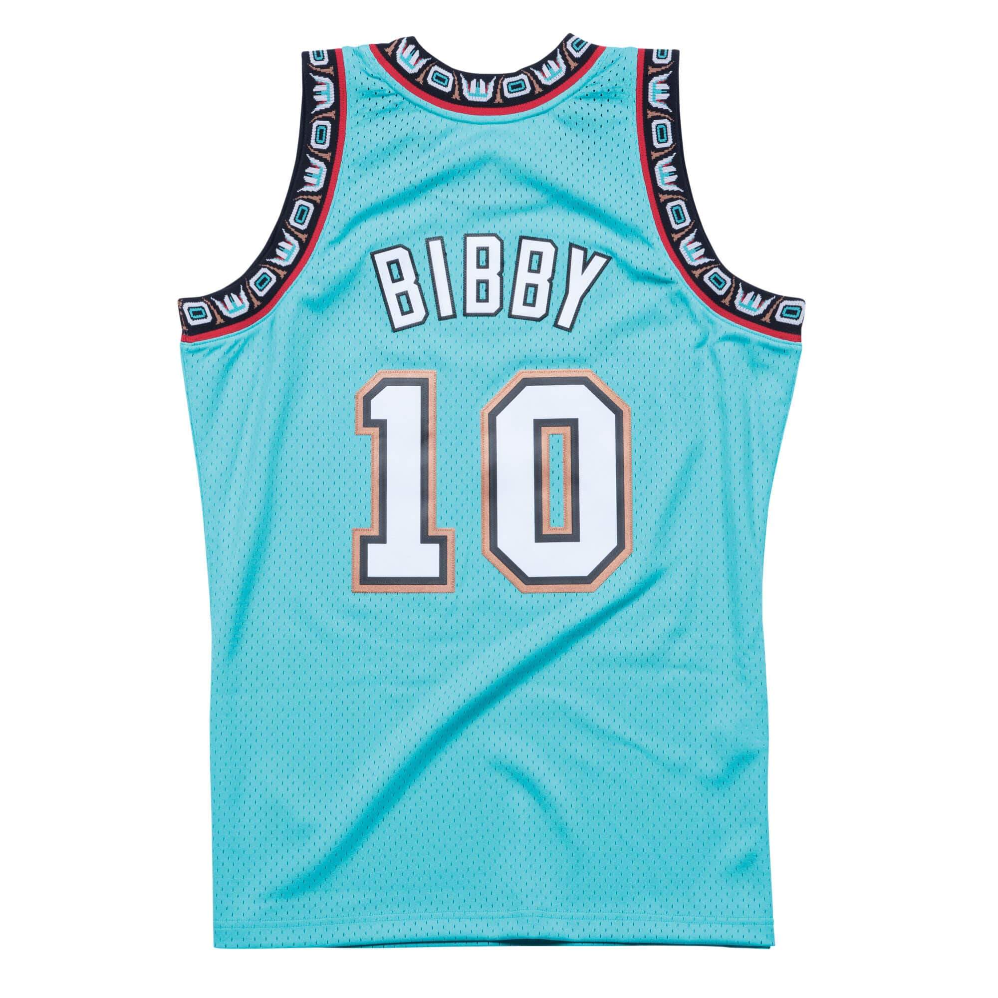 [SMJYGS18219-VGRTEAL98MBI] Mens Mitchell & Ness NBA Swingman Road Jersey Grizzlies 98 Mike Bibby
