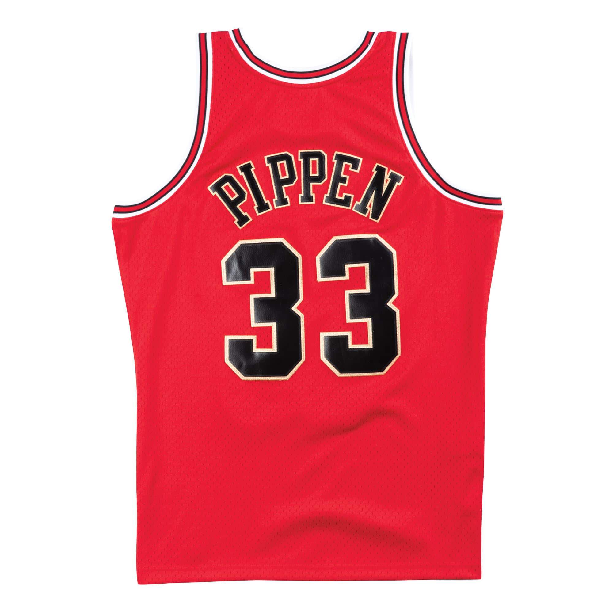 [SMJYRED1-CBUNG182671SPI97] Mens Mitchell & Ness NBA CNY Swingman Jersey Bulls 97 Scottie Pippen