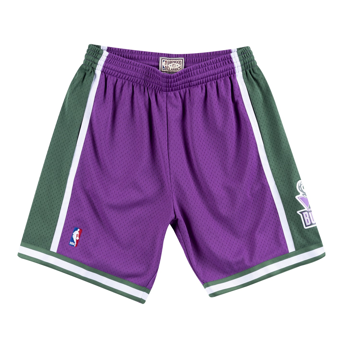 Mens Mitchell & Ness NBA Swingman Road Shorts Bucks 00-01