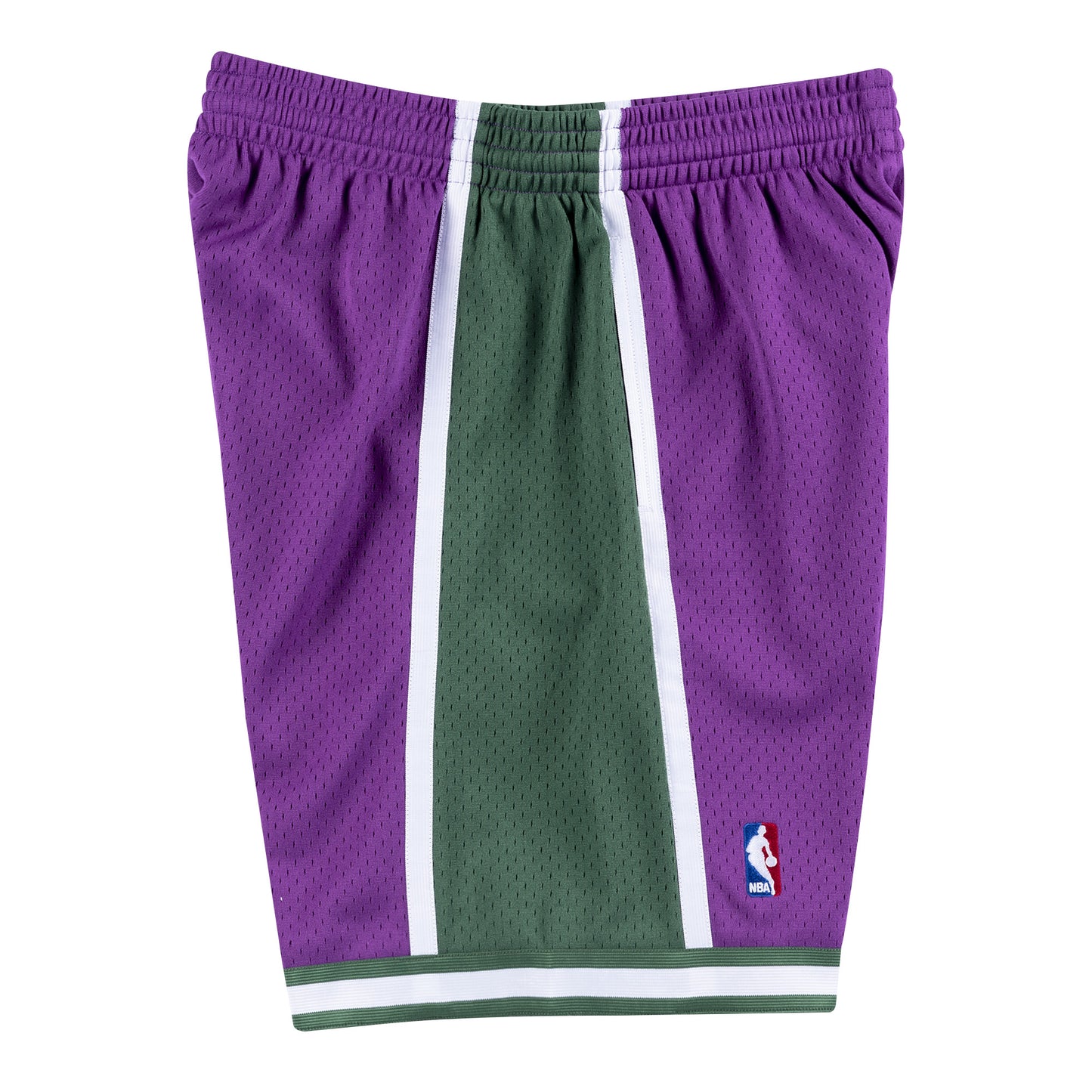 Mens Mitchell & Ness NBA Swingman Road Shorts Bucks 00-01