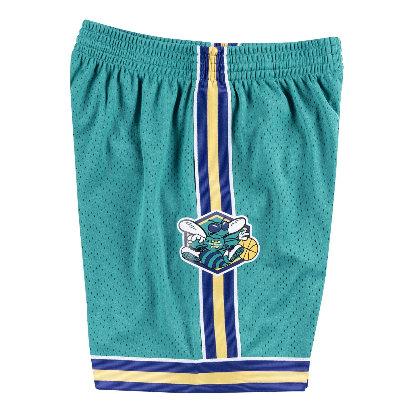 [SMSHGS18033-NOHTEAL05] Mens Mitchell & Ness NBA Swingman Road Shorts Charlotte Hornets 05-06