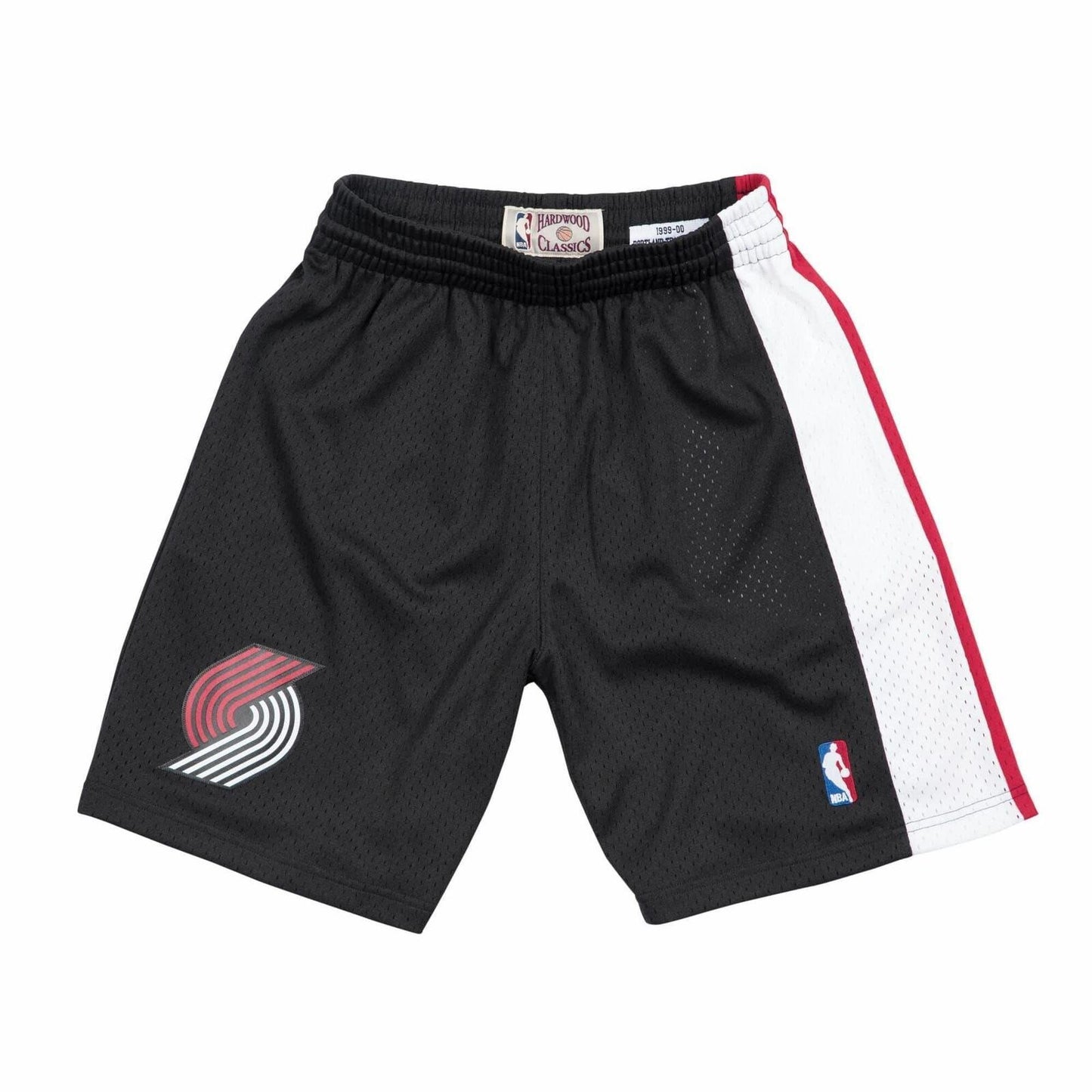 [SMSHGS18249-PTBBLCK99] Mens Mitchell & Ness NBA Swingman Road Shorts Blazers 99-00