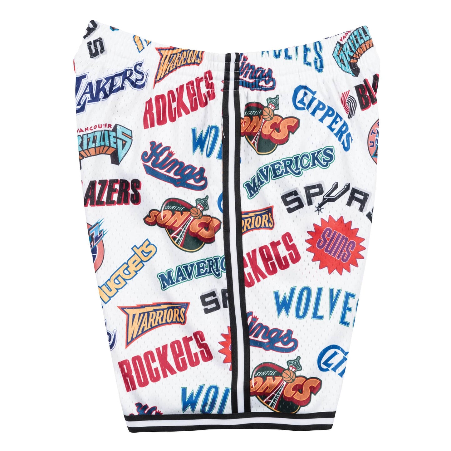 [SMSHNG18359-ASWPTWH] Mens Mitchell & Ness NBA All-Over Western Swingman Shorts