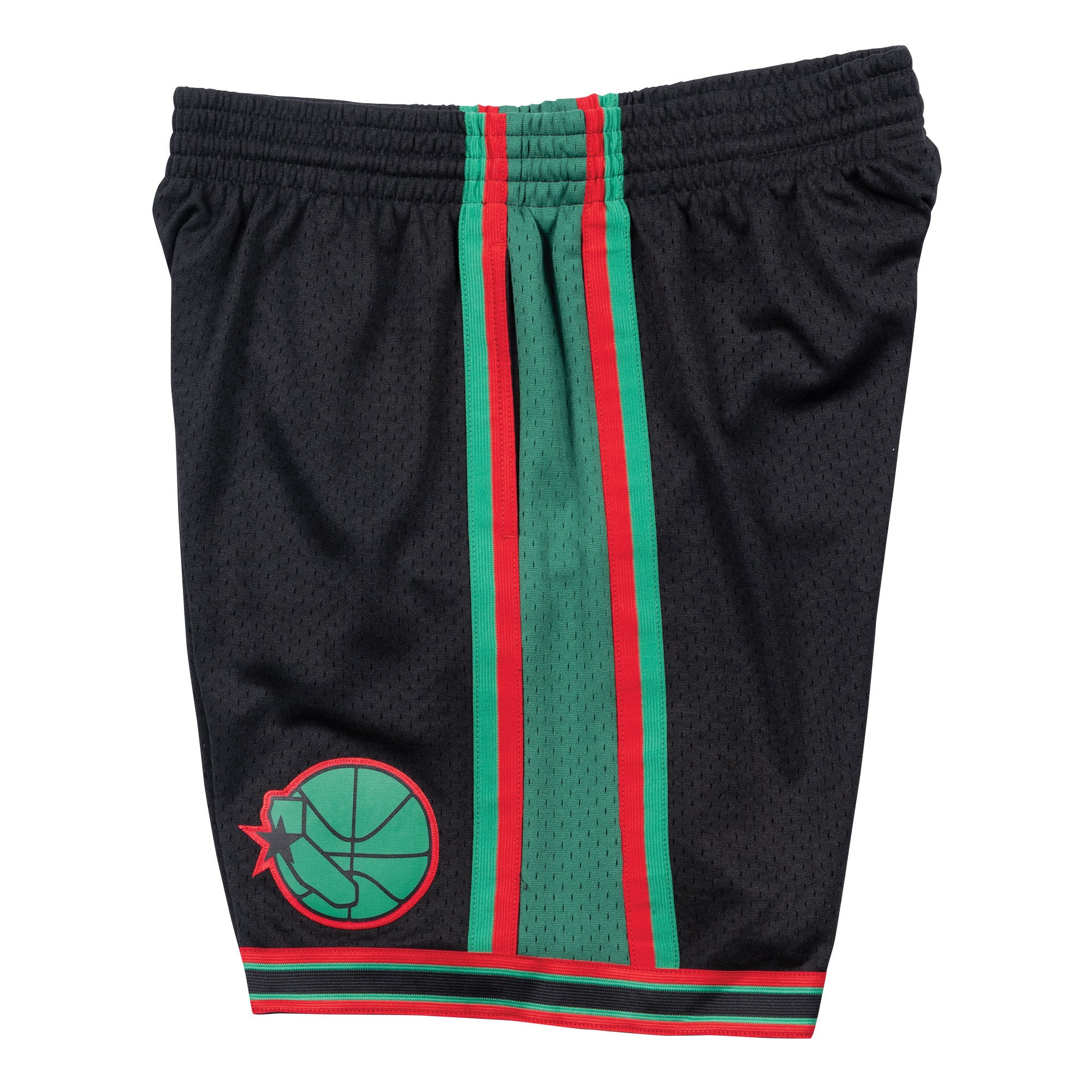 Mens Mitchell & Ness NBA Christmas Swingman Shorts 1993 Golden State Warriors