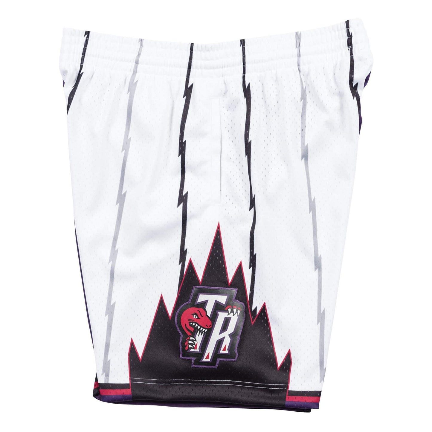 [SMSHPRWH-TRANG18256198] Mens Mitchell & Ness NBA Split Swingman Shorts Raptors 98