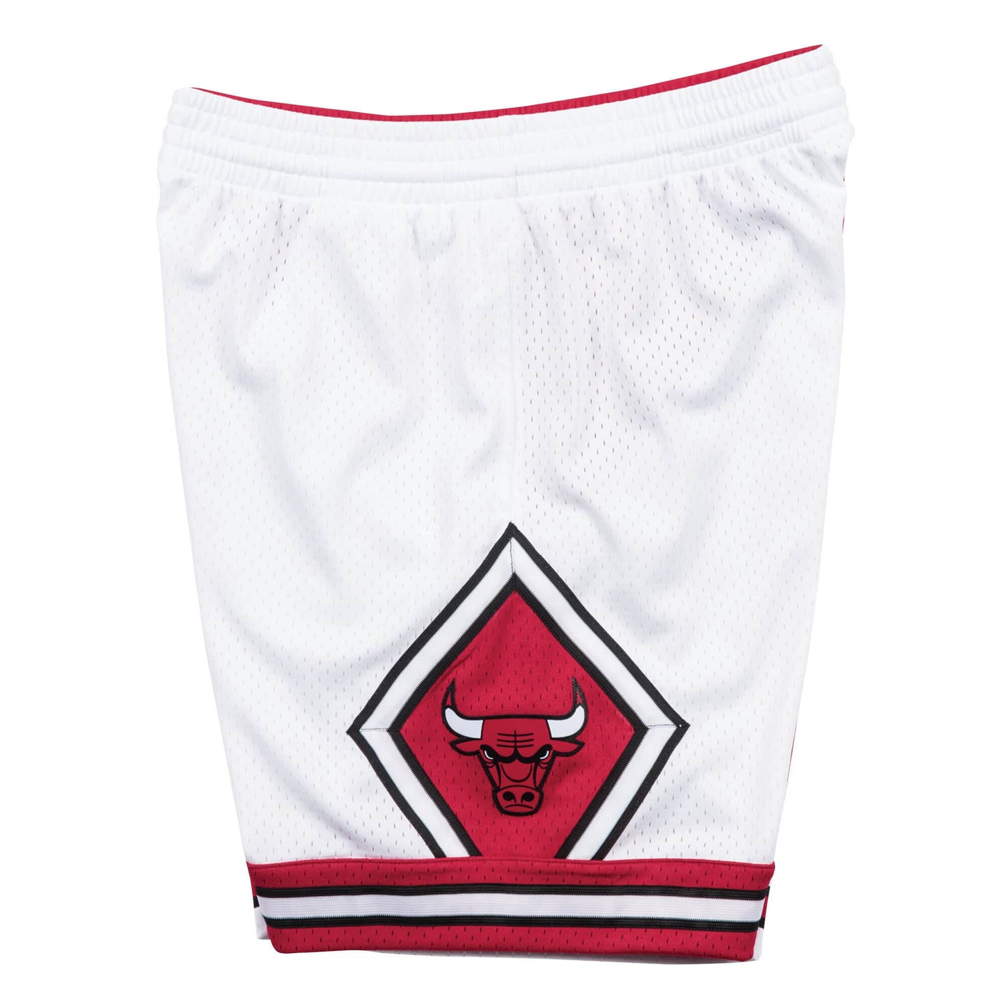 [SMSHSCWH-CBUNG19254197] Mens Mitchell & Ness NBA Split Swingman Shorts Bulls 97