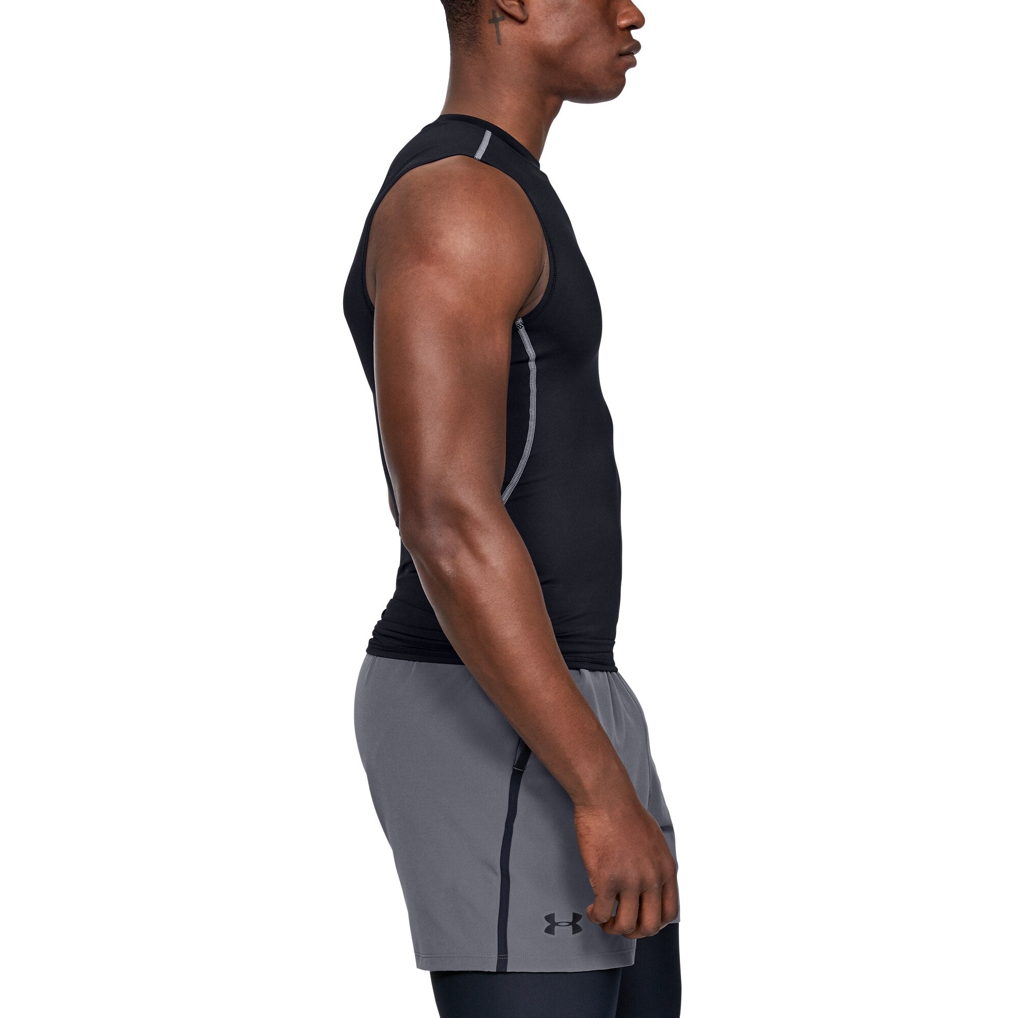 [1257469-001] Mens Under Armour HeatGear Armour Sleeveless Compression Shirt