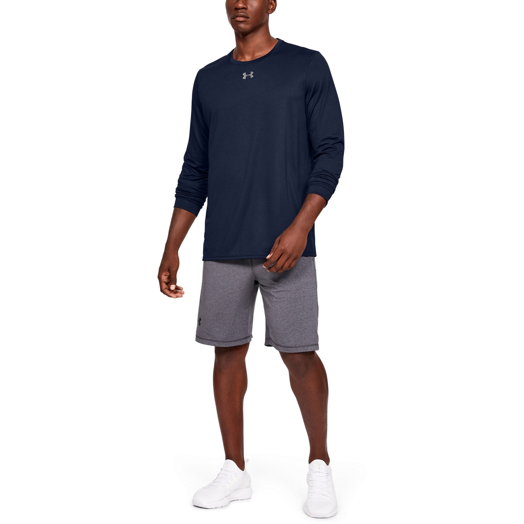 [1305776-410] Mens Under Armour Locker Tee 2.0 Long Sleeve Shirt