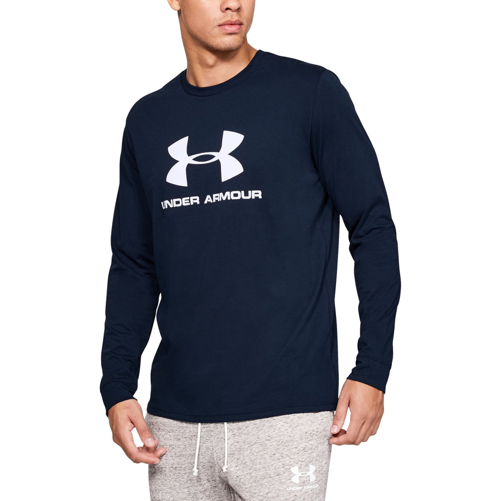 [1329283-408] Mens Under Armour Sportstyle Logo Long Sleeve Shirt