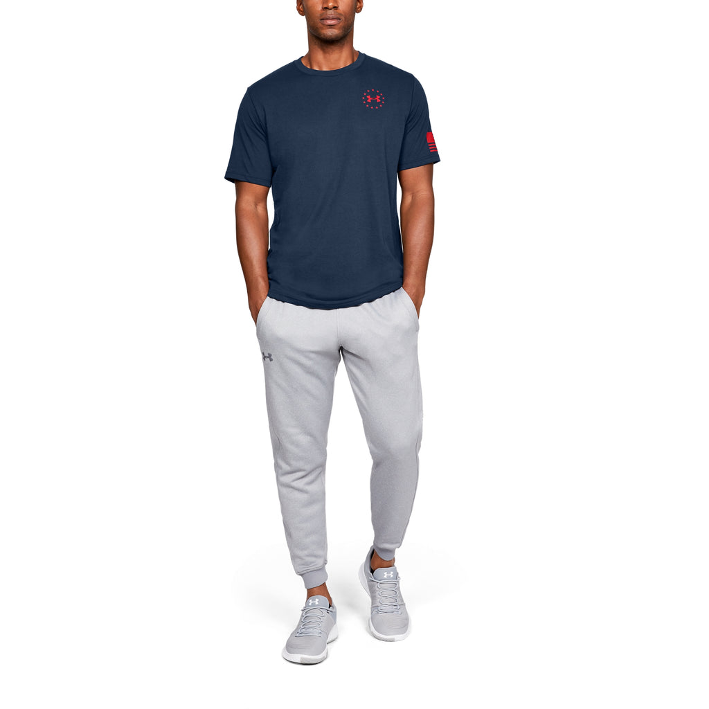 [1333350-409] Mens Under Armour Freedom Flag T-Shirt
