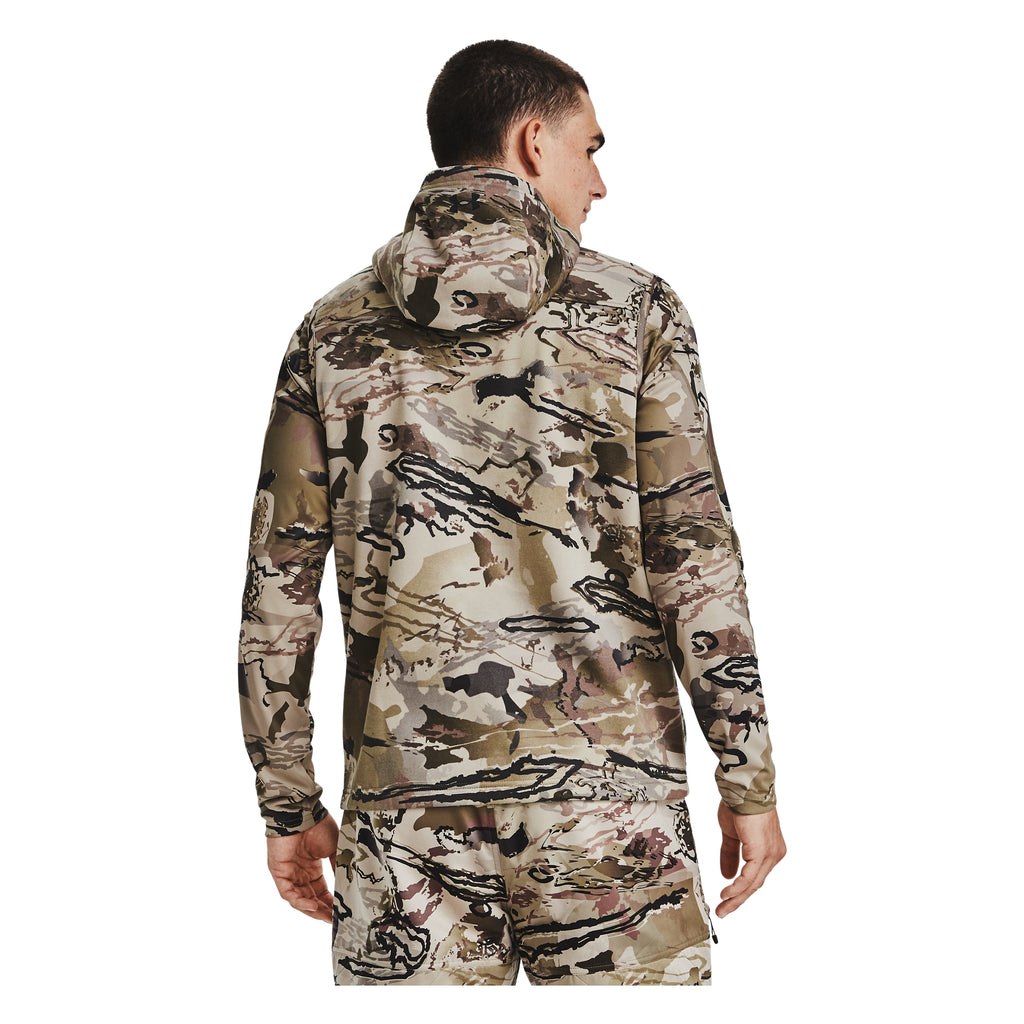 [1356288-999] Mens Under Armour Rut Fleece Vest Hoodie