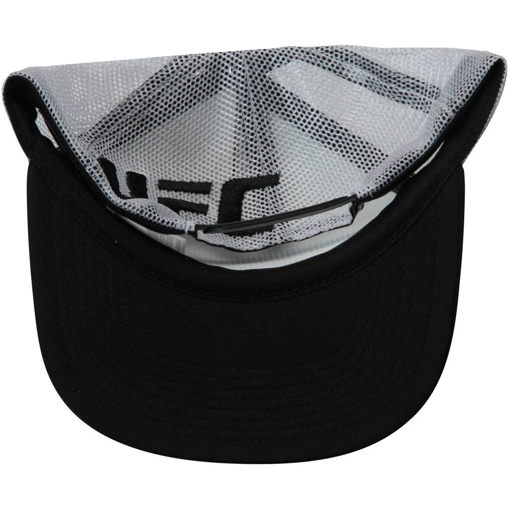 [VT56Z] UFC Foam Front Respect Structured Trucker Snapback - Black | White