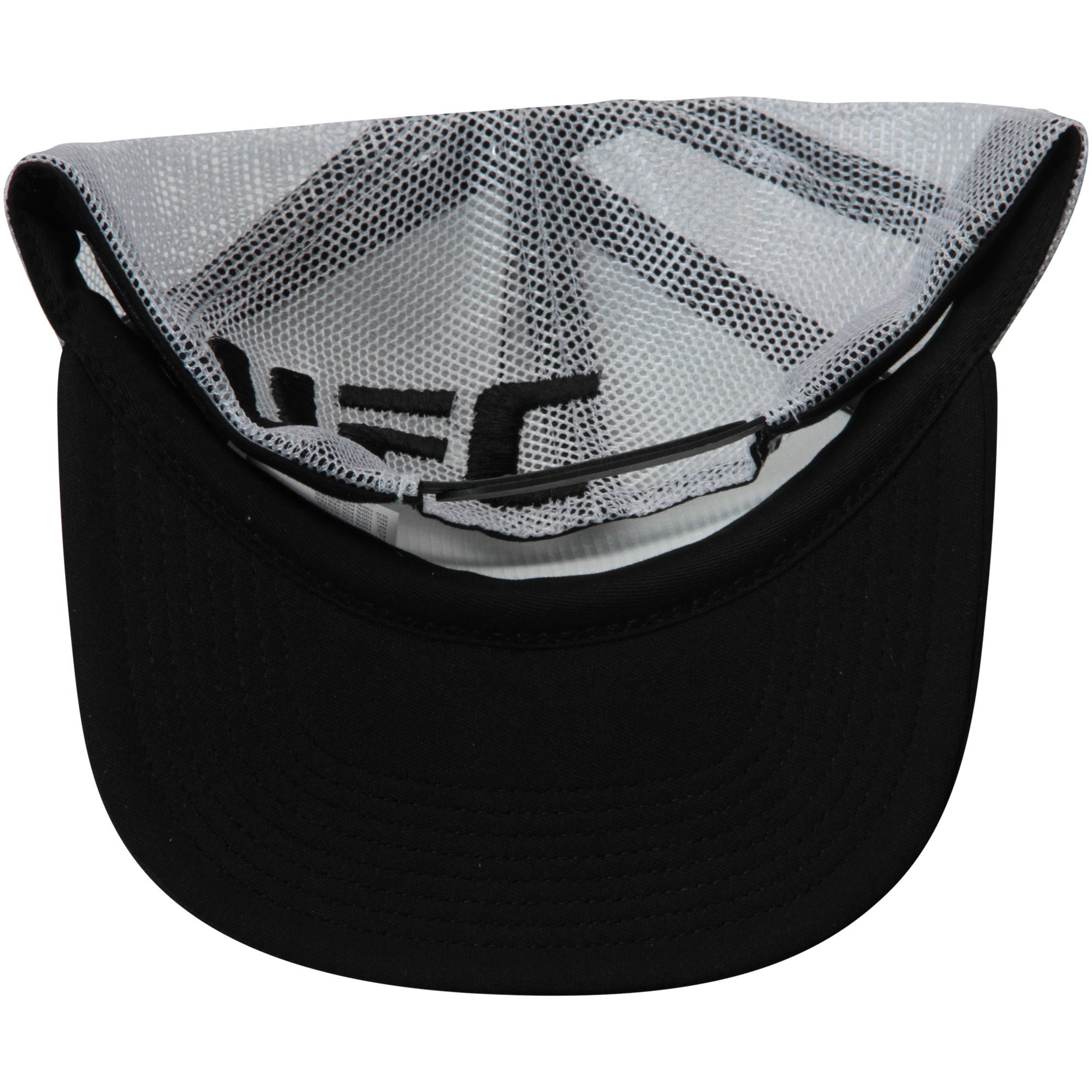 [VT56Z] UFC Foam Front Respect Structured Trucker Snapback - Black | White