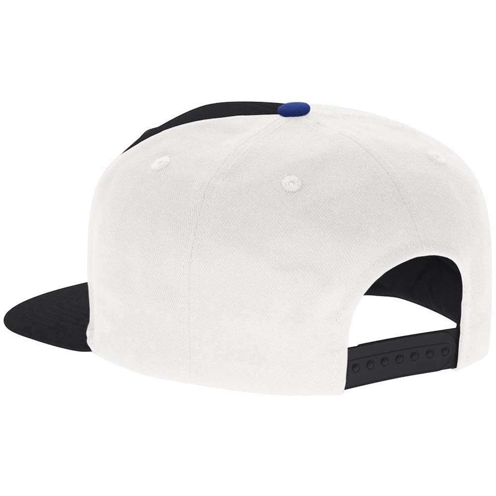 [VX22Z] UFC Flat Brim Snapback Hat - Black | Blue | Cream