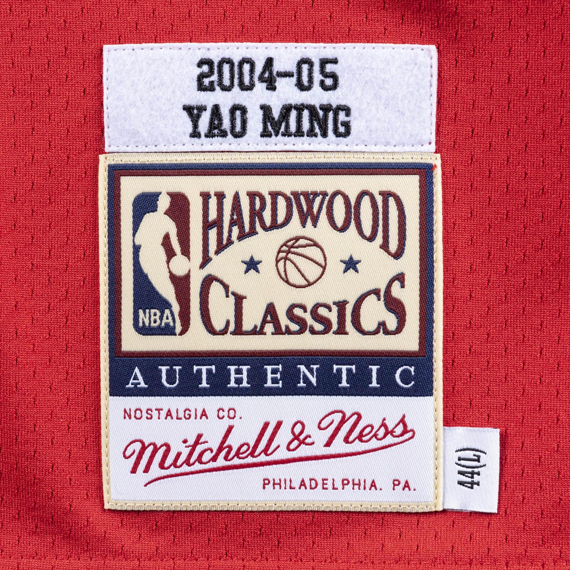 Mens Mitchell & Ness NBA Authentic Jersey 2004 Houston Rockets Yao Ming - sneakAR