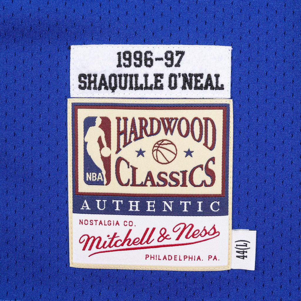 Mens Mitchell & Ness NBA Authentic Jersey 96 Los Angeles Lakers Shaquille O'Neal - sneakAR