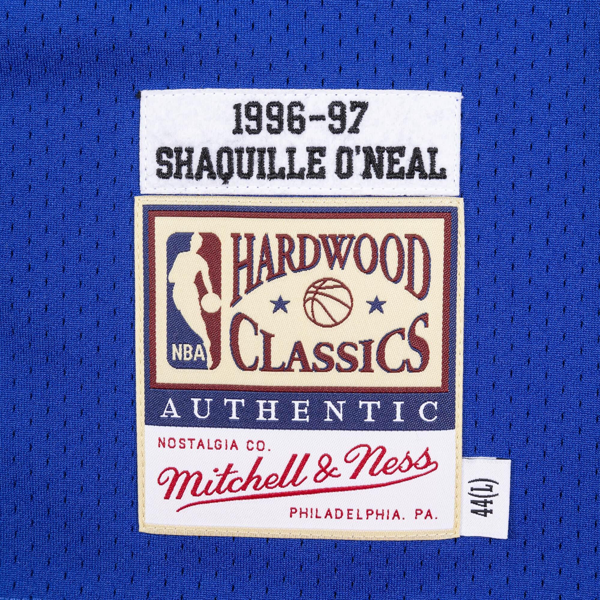 Mens Mitchell & Ness NBA Authentic Jersey 96 Los Angeles Lakers Shaquille O'Neal - sneakAR