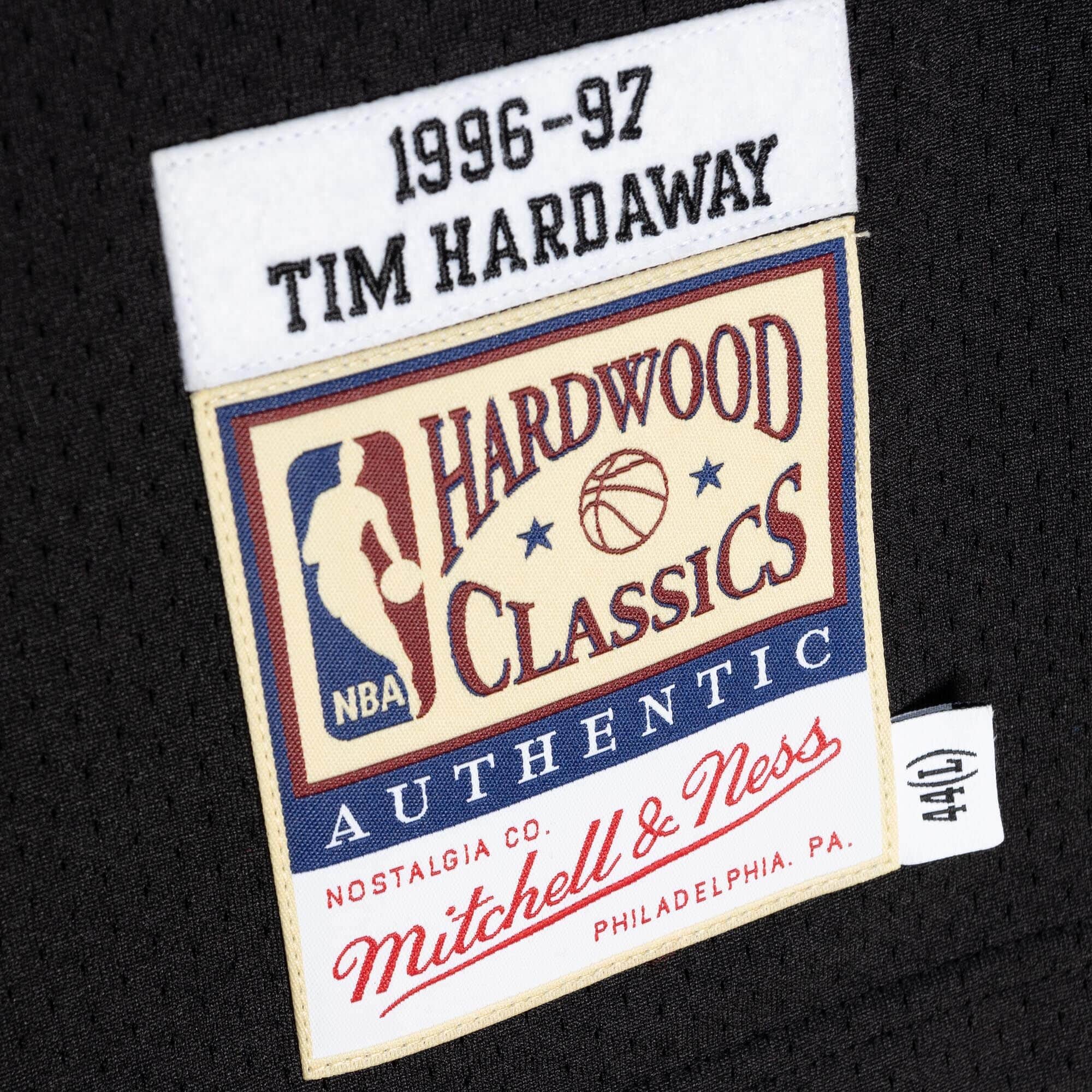 MITCHELL & NESS NBA AUTHENTIC JERSEY MIAMI HEAT 96 TIM HARDAWAY