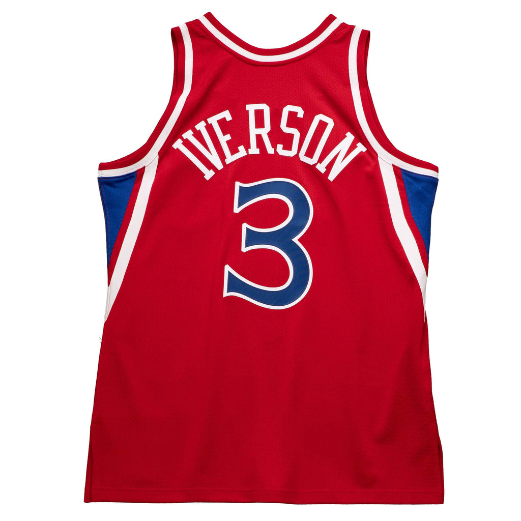 MITCHELL & NESS NBA AUTHENTIC JERSEY PHILADELPHIA 76ERS 96 ALLEN IVERSON