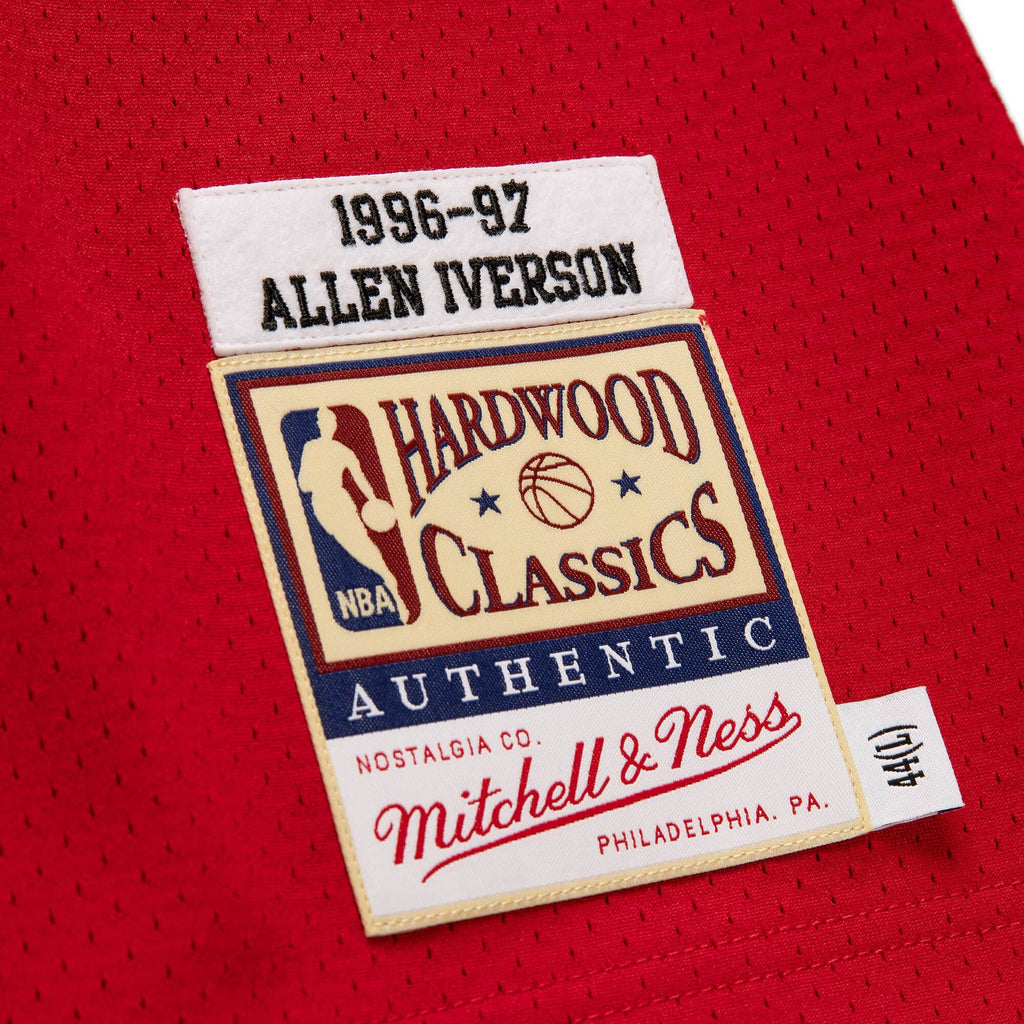MITCHELL & NESS NBA AUTHENTIC JERSEY PHILADELPHIA 76ERS 96 ALLEN IVERSON