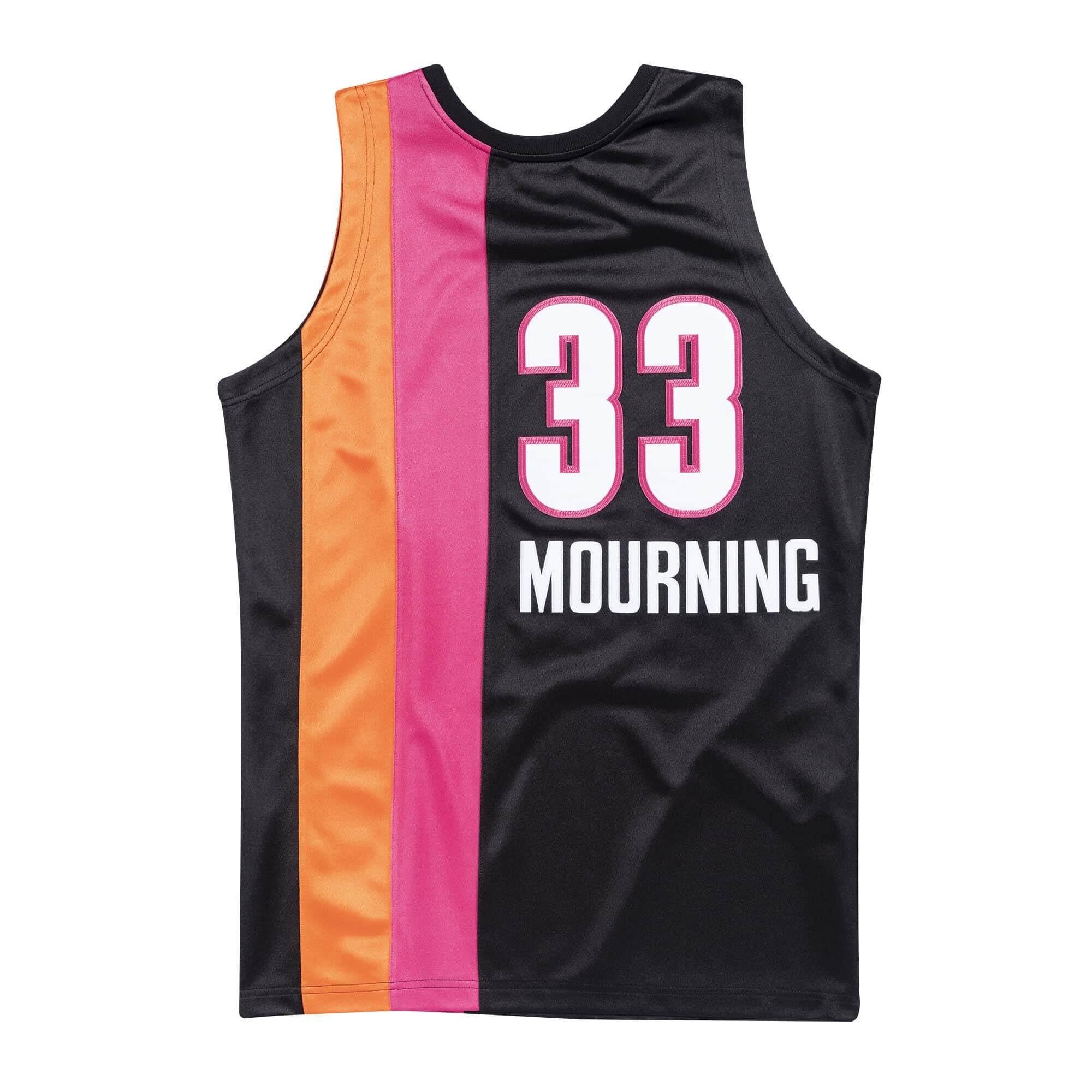 Mens Mitchell & Ness NBA Authentic Jersey Miami Heat Alternate 2005-06 Alonzo Mourning - sneakAR