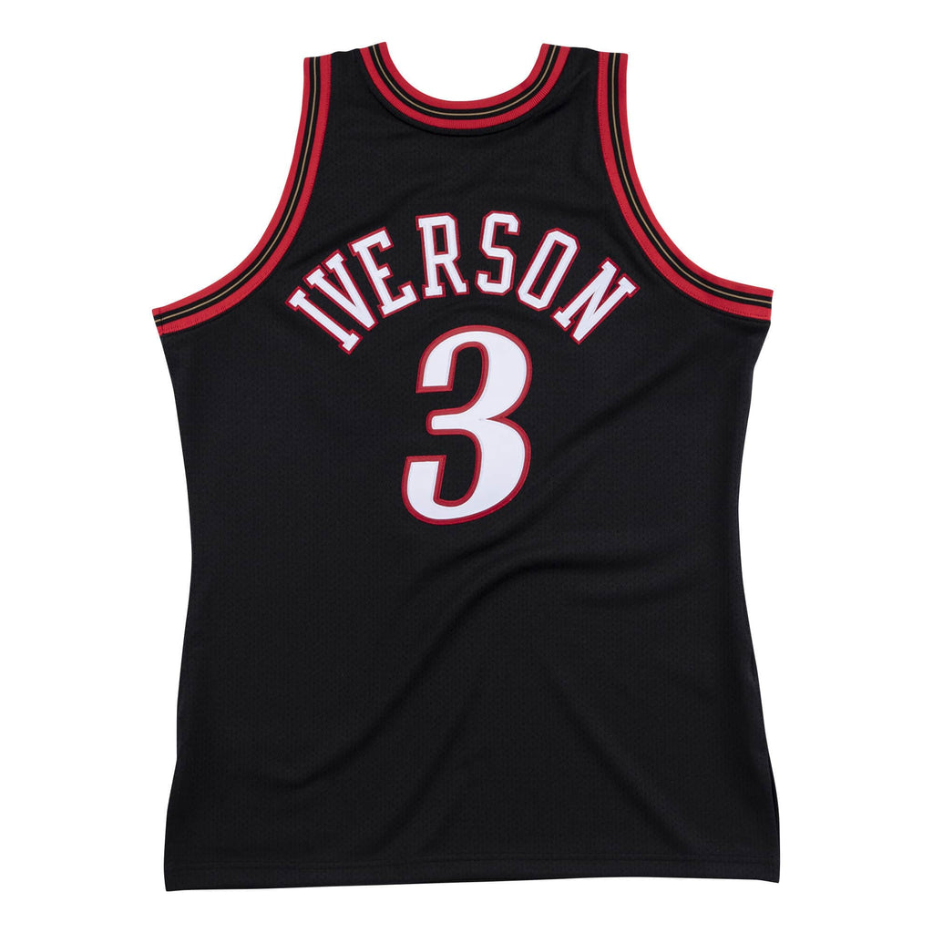 MITCHELL & NESS NBA AUTHENTIC ROAD JERSEY PHILADELPHIA 76ERS 97 ALLEN IVERSON