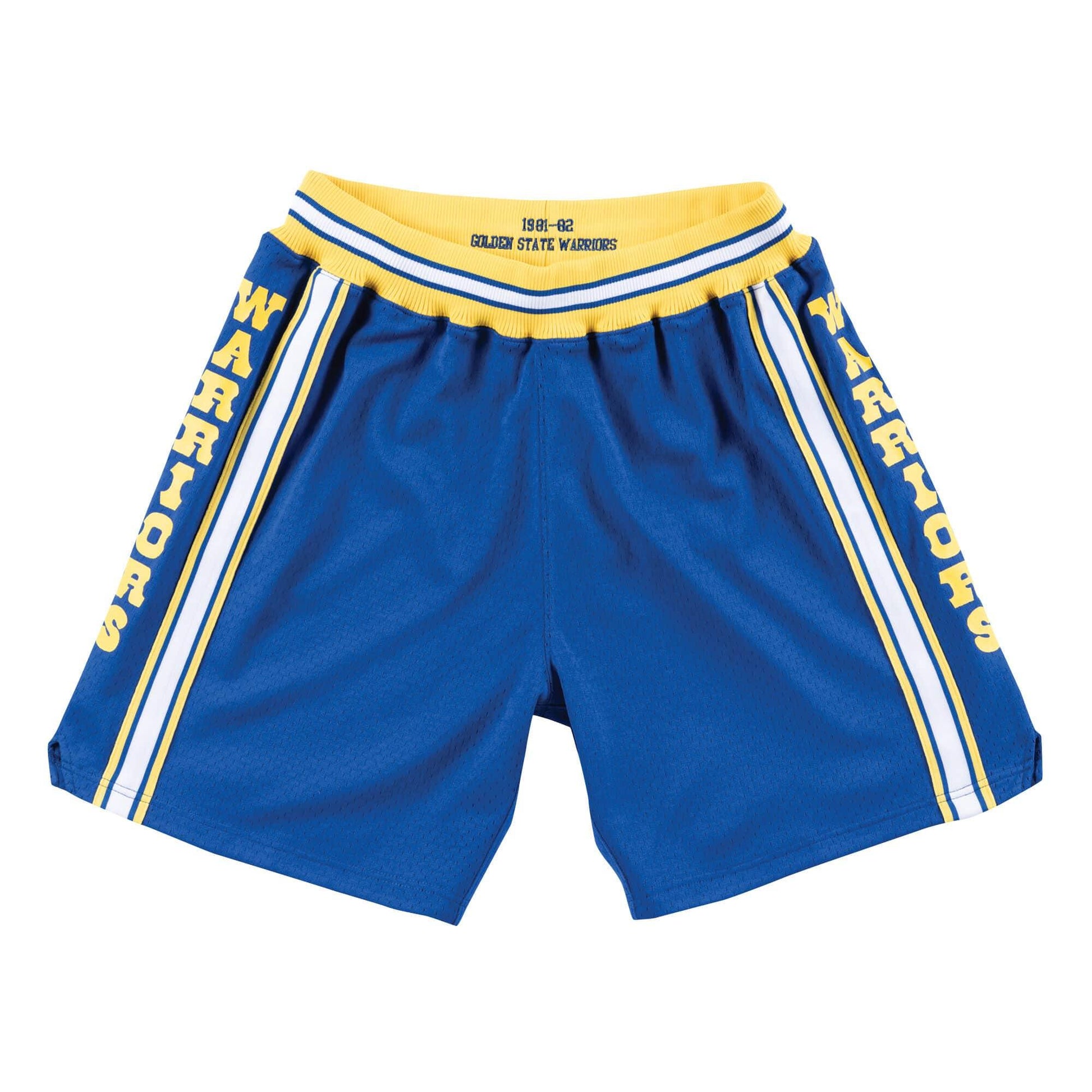 Mens Mitchell & Ness NBA Authentic Shorts Golden State Warriors Road 1981-82 - sneakAR