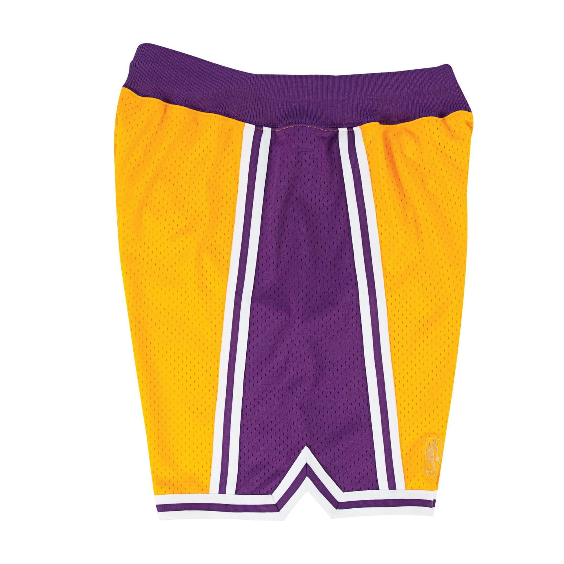 Mens Mitchell & Ness NBA Authentic Shorts Los Angeles Lakers Home 1996-97 - sneakAR