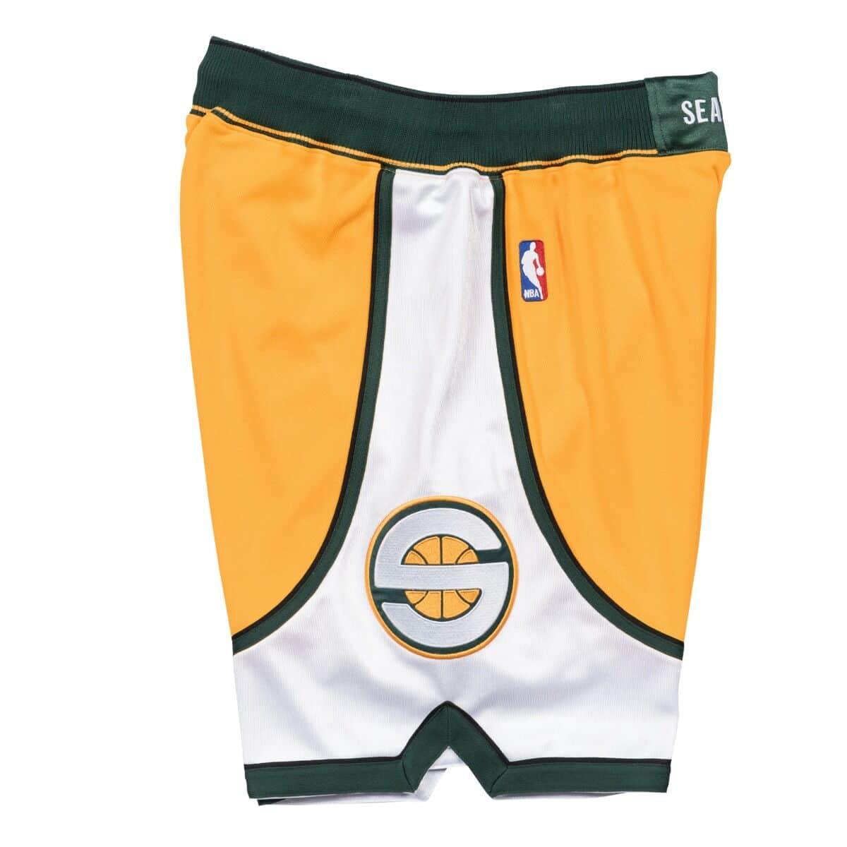 Mens Mitchell & Ness NBA Authentic Shorts Seattle Supersonics 2007-08 - sneakAR