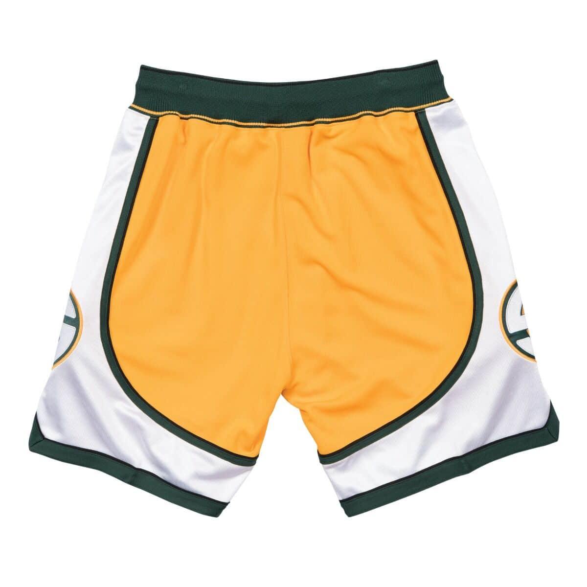 Mens Mitchell & Ness NBA Authentic Shorts Seattle Supersonics 2007-08 - sneakAR