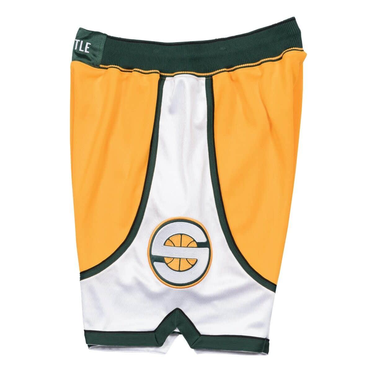 Mens Mitchell & Ness NBA Authentic Shorts Seattle Supersonics 2007-08 - sneakAR