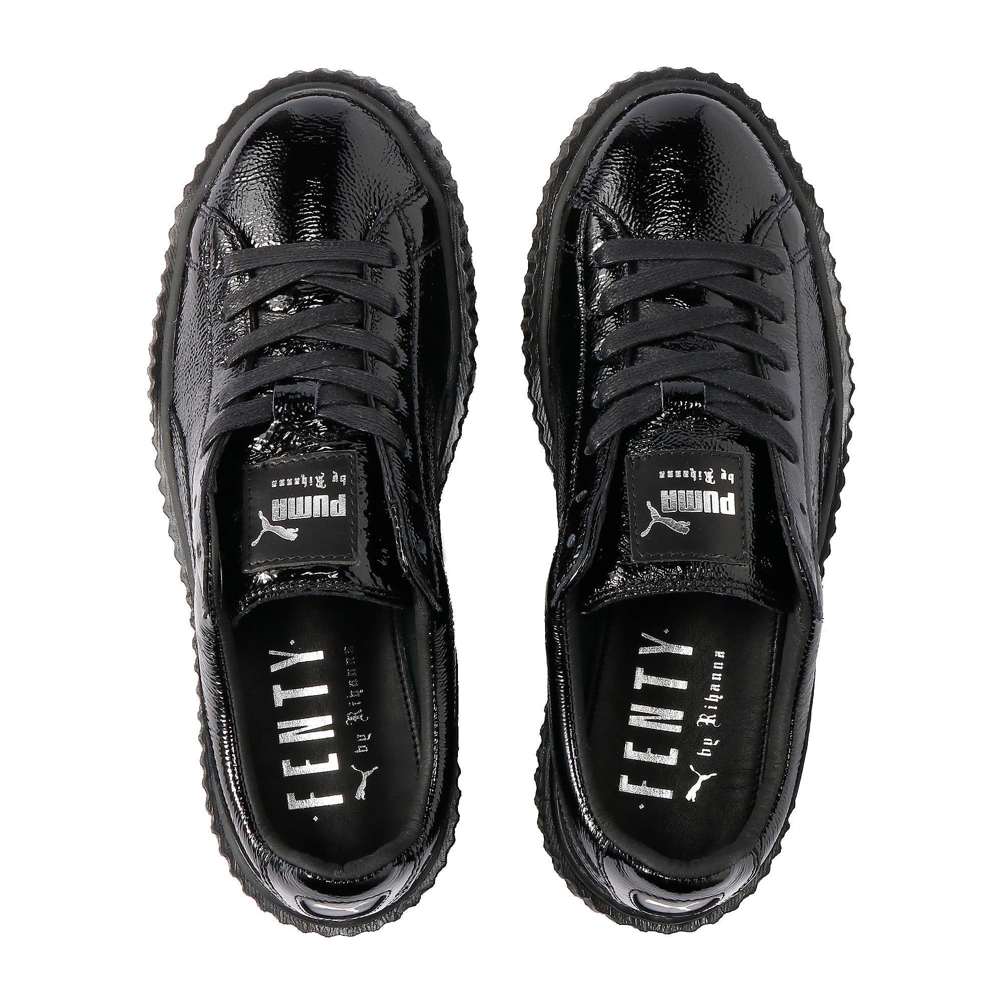 [364465-01] Womens Creeper Wrinkled Patent