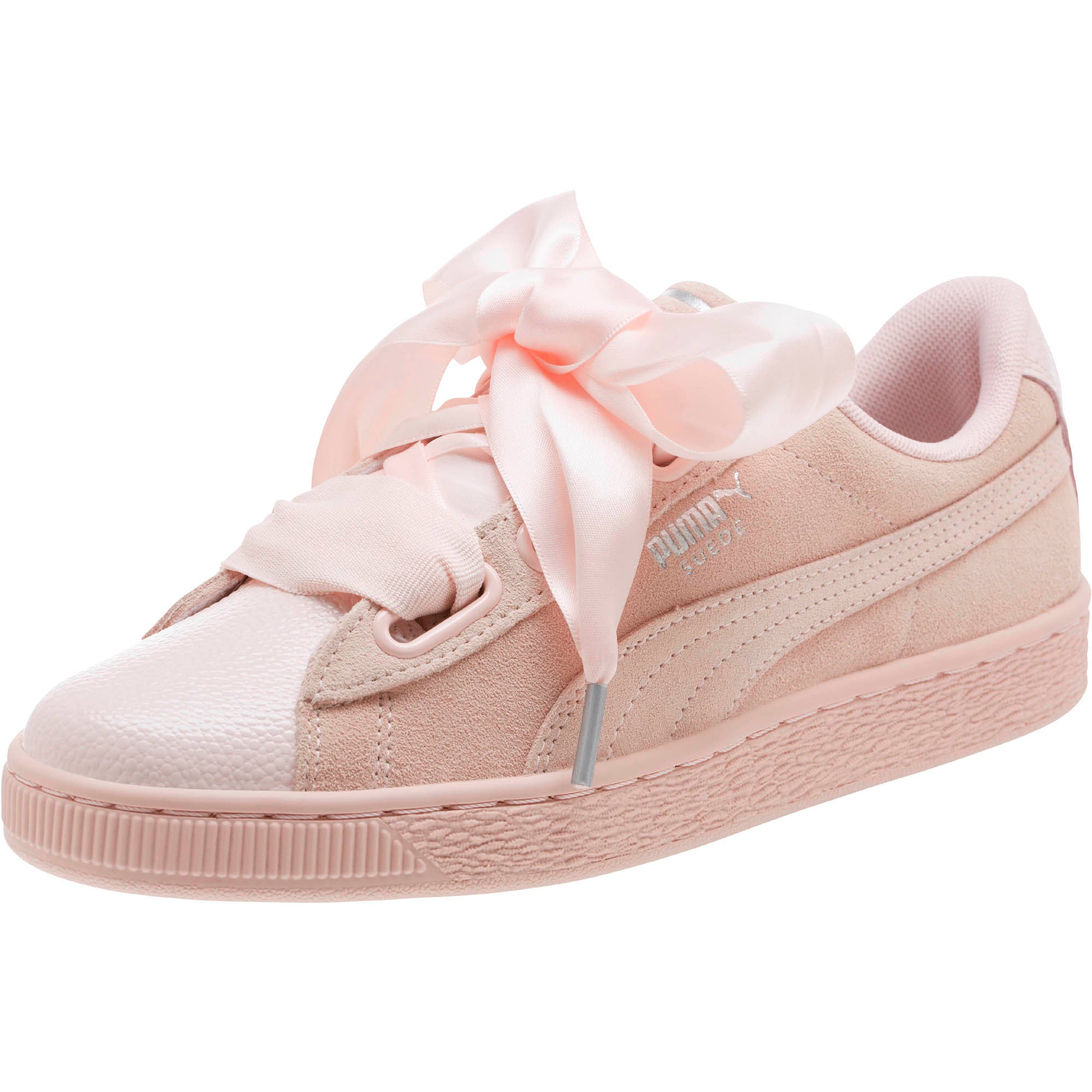 [366441-02] Womens Suede Heart Bubble